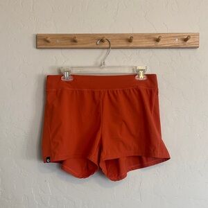 Oiselle Vibrant Red Athletic Shorts Size 10